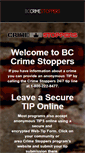 Mobile Screenshot of bccrimestoppers.com